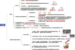 八年级物理下册第九章《压强》思维导图怎么画