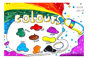 三年级英语思维导图 colours
