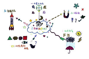 二年级科学下简单梳理思维导图