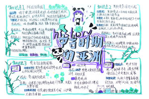 高一历史第4课 中古时期的亚洲思维导图