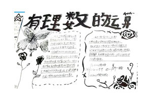 4张七年级上册第二章《有理数的运算》思维导图